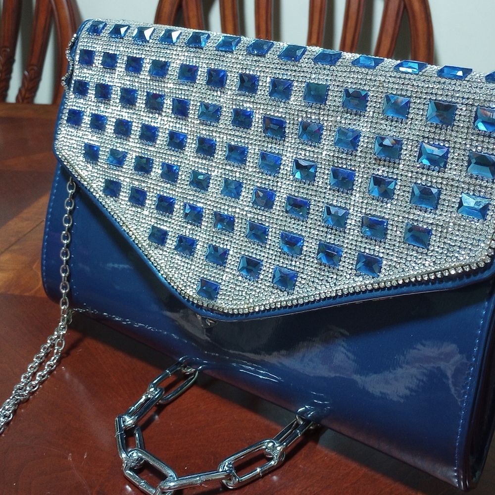 🔖ALASKAN BLUE DIAMONIQUE Clutch Bag